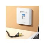 Ugreen Single-Port Wall Plate White UG-80180 - Image 3