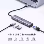 Ugreen CM475 USB C to RJ45 Gb 3x USB-A 3.0 Adapter - Image 2