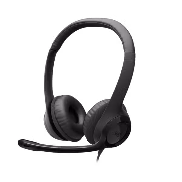 Logitech H390 USB-A Headset Noise Cancelling Mic - 981-000406
