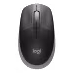 Logitech M190 Full-Size Wireless Mouse - Mid Grey - 910-005906