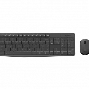 Logitech MK235 Wireless Keyboard and Mouse Combo - Grey - 920-007931