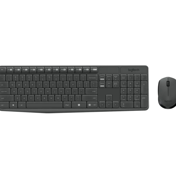 Logitech MK235 Wireless Keyboard and Mouse Combo - Grey - 920-007931