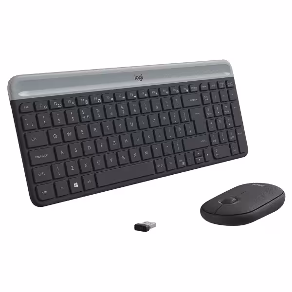 Logitech MK470 Slim Wireless Keyboard and Mouse Combo - Graphite - 920-009204