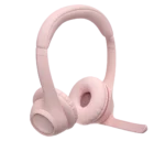 Logitech Zone 300 Headset The Logitech Zone 300 Bluetooth Headset with Noise-Cancelling Microphone delivers clear audio and reliable connectivity, making it ideal for professional communication. This headset ensures that calls, virtual meetings, and collaborative work sessions are free from background noise interruptions. Its Bluetooth functionality allows seamless integration with laptops, smartphones, and tablets, providing the flexibility needed for modern work environments. The lightweight and ergonomic design ensures all-day comfort, supporting extended use without causing fatigue. Engineered for productivity, the Zone 300 provides dependable performance for a wide range of applications. Whether participating in video conferences, listening to music, or attending online training sessions, this headset maintains consistent audio quality. The padded earcups and adjustable headband enhance comfort, while the durable construction ensures long-term reliability. With its intuitive controls and professional design, the Logitech Zone 300 is an essential tool for individuals and teams seeking a high-quality, versatile audio solution. Key Features Noise-Cancelling Microphone The integrated microphone actively reduces background noise, ensuring your voice comes through clearly in busy or shared environments. Bluetooth Connectivity Provides a stable wireless connection with multiple devices, allowing mobility without sacrificing audio quality. All-Day Comfort Soft, padded earcups and an adjustable headband provide a secure and comfortable fit for long workdays. Specifications Feature Specification Microphone Type Noise-Cancelling Connectivity Bluetooth Earcup Design On-Ear Color Rose Part Number 981-001412 Whatâs in the Box Logitech Zone 300 Headset USB-C Charging Cable User Documentation Why Choose Logitech Zone 300 Noise-cancelling microphone improves communication clarity Wireless Bluetooth connection enhances mobility Comfortable design supports long-term wear Durable construction ensures long-term reliability Simplified device integration for efficient workflow