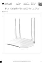 TP-Link AC1200 Access Point - TL-WA1201 TL-WA1201