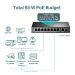 TP-Link TL-SF1009P 8-Port PoE+ Switch - TL-SF1009P TL-SF1009P