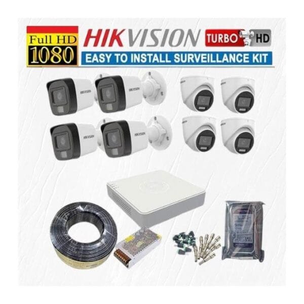 Universal CCTV Installation Kit - BNC Connectors, DC Power Jacks, 12V 5A Power Supply