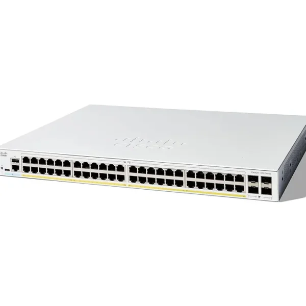 Cisco Catalyst C1300-48P-4G 48-Port PoE+ Managed Switch 370W