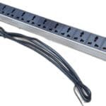 10-Way 1.5U Rackmount PDU Aluminum Multi-Socket UK Plug