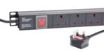 10-Way 1.5U Rackmount PDU Aluminum Multi-Socket UK Plug Electricals-1dad3fc3bc1d