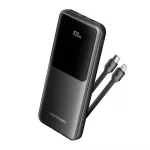 Vention FHOB0 10000mAh 22.5W Power Bank with Built-in USB-C & Lightning Cables