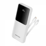 Vention FHOB0 10000mAh 22.5W Power Bank with Built-in USB-C & Lightning Cables - Image 2