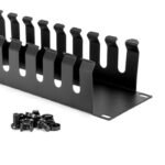 19-Inch 2U Horizontal Cable Manager with Finger Duct and Cover Accessories-da8e65127d2b