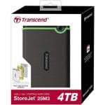Transcend StoreJet 25M3S 4TB External HDD USB 3.1 Gen 1 - Image 2