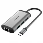 Vention CNCHB 6-in-1 USB-C Docking Station 4K HDMI 87W PD RJ45
