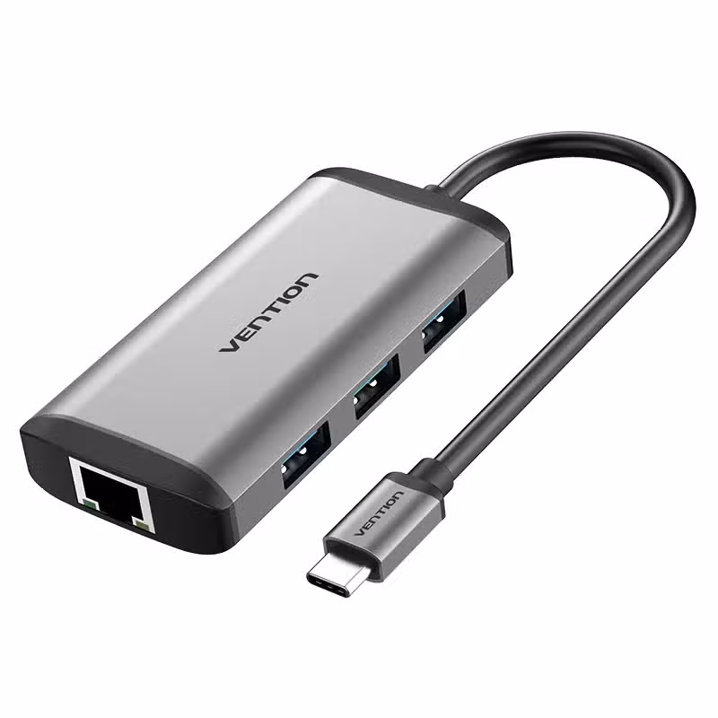 Vention CNCHB 6-in-1 USB-C Docking Station 4K HDMI 87W PD RJ45