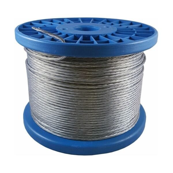 6mm Galvanized Steel Guy Wire 150m Coil
