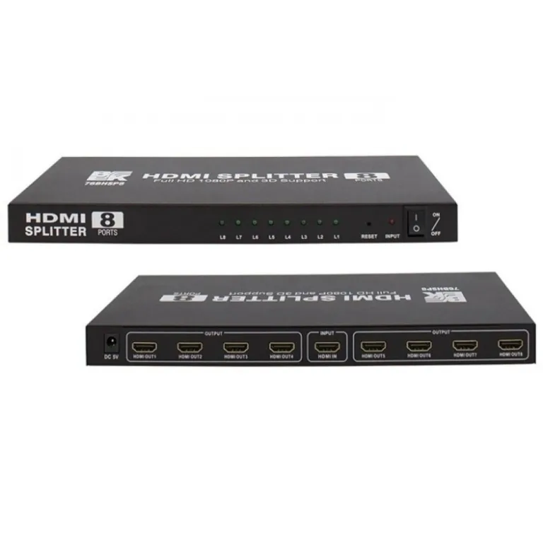 8-Port HDMI Splitter 8-Port HDMI Splitter