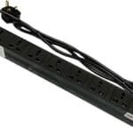 8-Way PDU Aluminum 1.5U Rackmount UK Plug