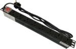 8-Way PDU Aluminum 1.5U Rackmount UK Plug