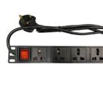 8-Way PDU Aluminum 1.5U Rackmount UK Plug Electricals-fadfc23f143c