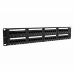 APKR Cat 6 48-Port Patch Panel Loaded 19-Inch 2U
