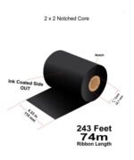 Bixolon 110mm x 74M Wax Ribbon for Thermal Transfer Printers Bixolon Products-af756056225c