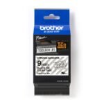 Brother Compatible TZC-s121 9mm Black on Clear Extra Strength Laminated Tape TZC-s121
