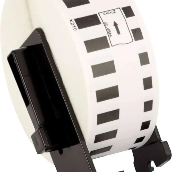 Brother DK-22210 Compatible Label Roll 29mm x 30.48m Continuous Paper