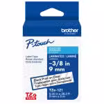 Brother TZ2-121 9mm Black on Clear Label Tape (8m) TZ2-121