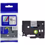 Brother TZ2-241 18mm x 8m Black on White Laminated Label Tape