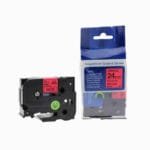 Brother TZ2-451 24mm Black on Red Laminated Tape TZ2-451