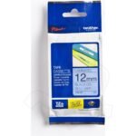 Brother TZ2-531 12mm Black on Blue Laminated Label Tape TZ2-531