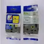 Brother TZ2-651 24mm Black on Yellow Label Tape