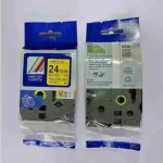 Brother TZ2-651 24mm Black on Yellow Label Tape