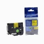 Brother TZ2-651 24mm Black on Yellow Label Tape TZ2-651