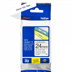 Brother TZe-251 24mm Black on White Laminated Label Tape