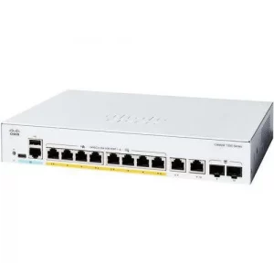 Cisco Catalyst 1300-8P-E-2G 8-Port PoE+ Managed Switch 2x1G Combo