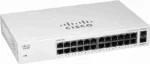 Cisco CBS110-24T 24-Port Gigabit Unmanaged Switch with 2x 1G SFP