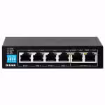 D-Link DGS-F1006P-E 6-Port Gigabit PoE Switch 250M
