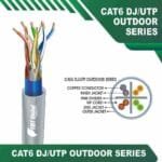 D-Link Cat 6 Outdoor Copper Cable 305m PE Jacket Cables-61385f7965e4