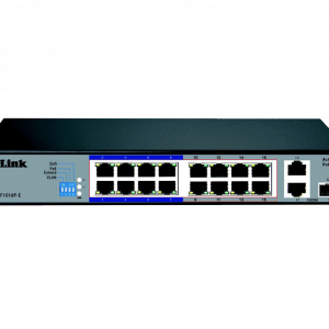 D-Link DES-F1016P-E 16-Port Fast Ethernet 250m Long Range PoE+ Switch