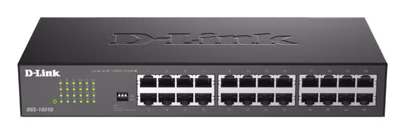 D-Link DGS-1024D 24-Port Gigabit Unmanaged Switch D-Link DGS-1024D 24-Port Gigabit Unmanaged Switch