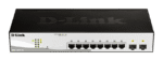 D-Link DGS-1210-10P 8-Port Gigabit PoE+ Smart Managed Switch with 2 SFP Slots