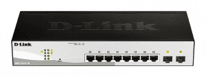 D-Link DGS-1210-10P 8-Port Gigabit PoE+ Smart Managed Switch with 2 SFP Slots