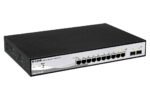 D-Link DGS-1210-10P 8-Port Gigabit PoE+ Smart Managed Switch with 2 SFP Slots DGS-1210-10P