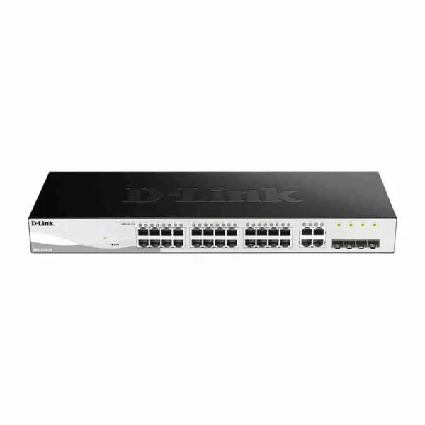 D-Link DGS-1210-28 28-Port Gigabit Smart Managed Switch with 4 SFP Ports