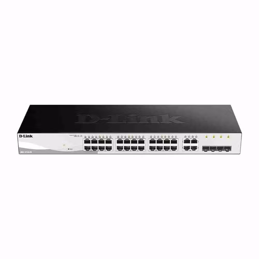 D-Link-DGS-1210-28-28-Port-Smart-Managed-Gigabit-Ethernet-Switch-–-Layer-2-with-SFP-Combo-3 D-Link DGS-1210-28 28-Port Gigabit Smart Managed Switch with 4 SFP Ports