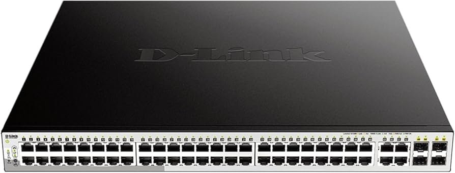 D-Link DGS-1210-52MP 48-Port PoE+ 4-SFP Smart Managed Switch D-Link DGS-1210-52MP 48-Port PoE+ 4-SFP Smart Managed Switch DGS-1210-52MP