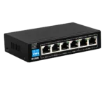 D-Link DGS-F1006P-E 6-Port Gigabit PoE Switch 250M - Image 2